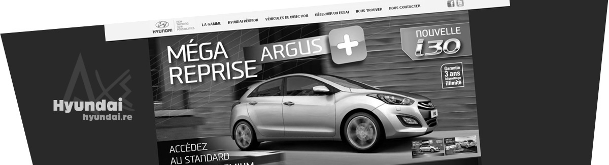 Hyundai Réunion - AxeDesign SARL - Création, hébergement et référencement de sites Internet à la Réunion